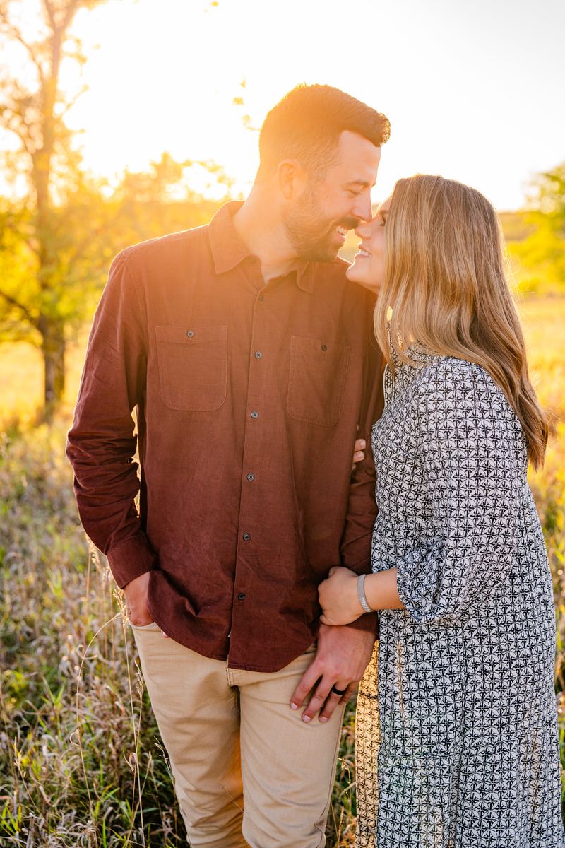 Nolan and Kelsey at golden hour